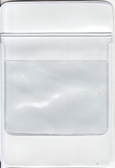 White with badge holder
